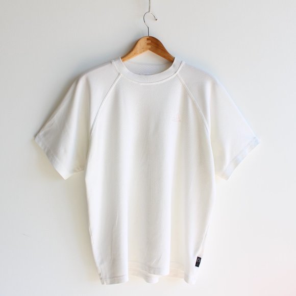 Adidas Other - Adidas White Crew Neck Tee Made In Canada